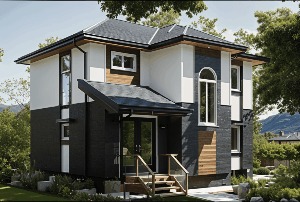 Дачный дом из профилированного бруса DL29